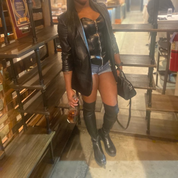 Stuart Weitzman over the knee shoe boots